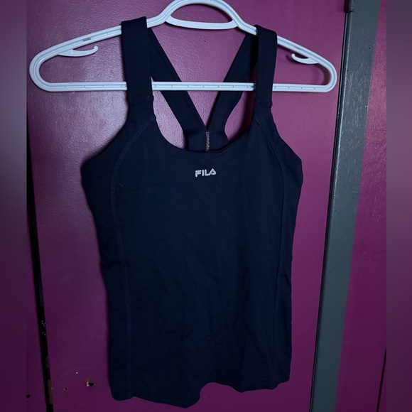 Fila Tops - Fila Women's Navy Tank Top
